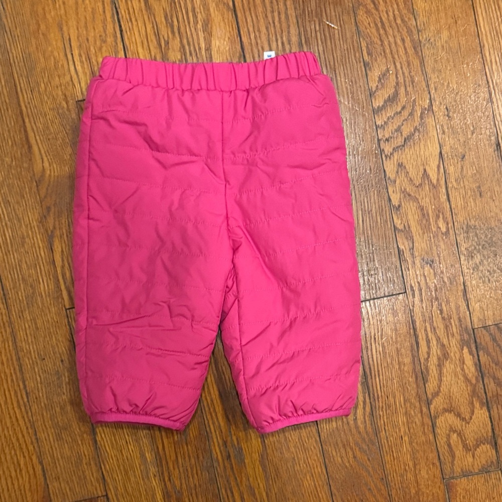 Columbia Bright Pink reversible baby snow pants